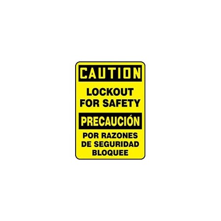 BILINGUAL Safety Sign  SPANISH SBMLKT629XL